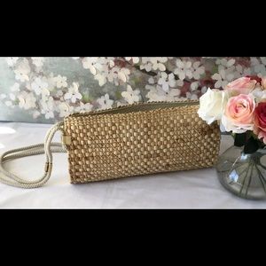 Straw shoulder bag Purse. Made In Italy